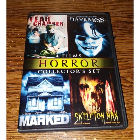 4-Movie Set: Fear Chamber Darkness Marked Skeleton Man (DVD, 2002) - Picture 1 of 3